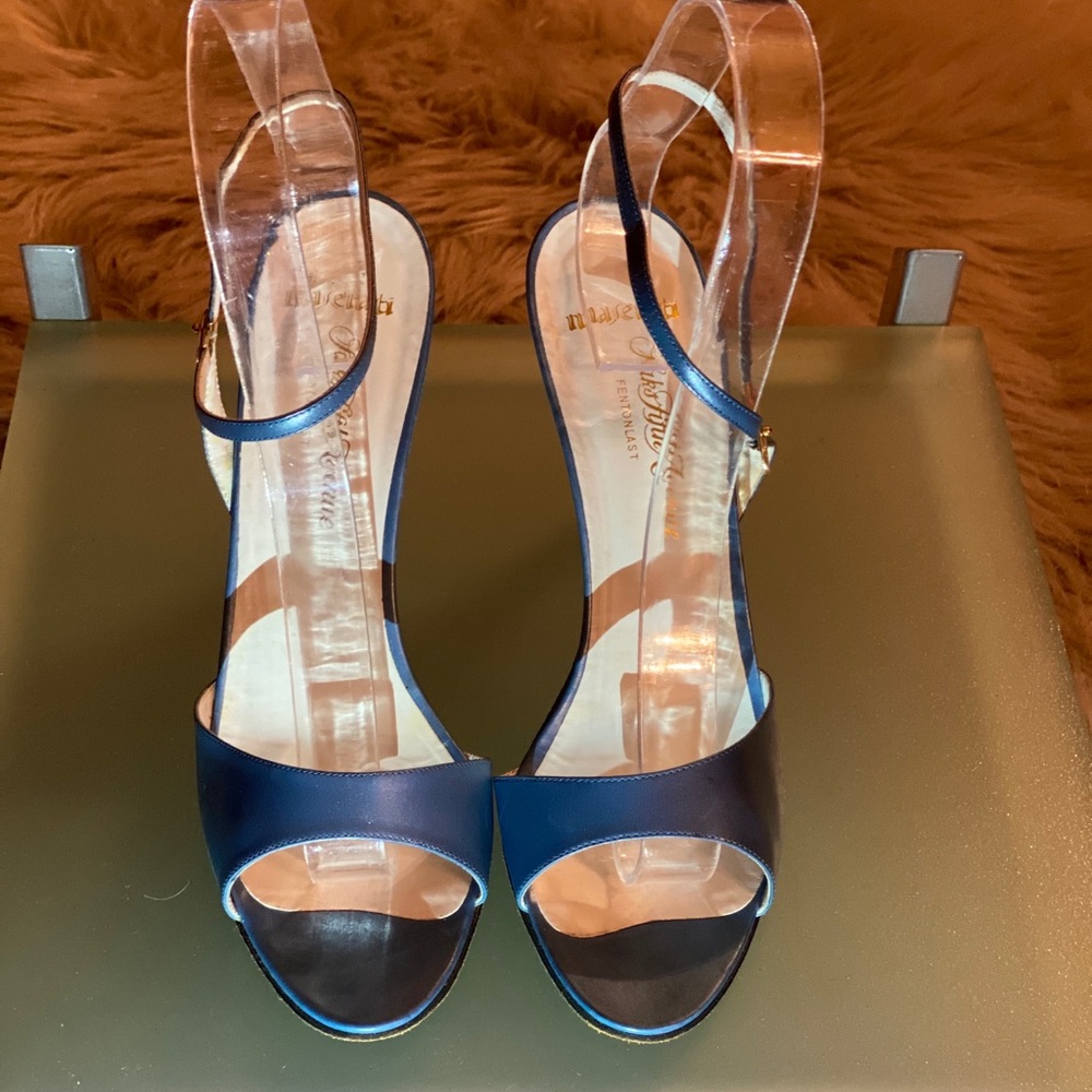 Maserati for Sak’s 5th Avenue VTG Kidskin Sandals